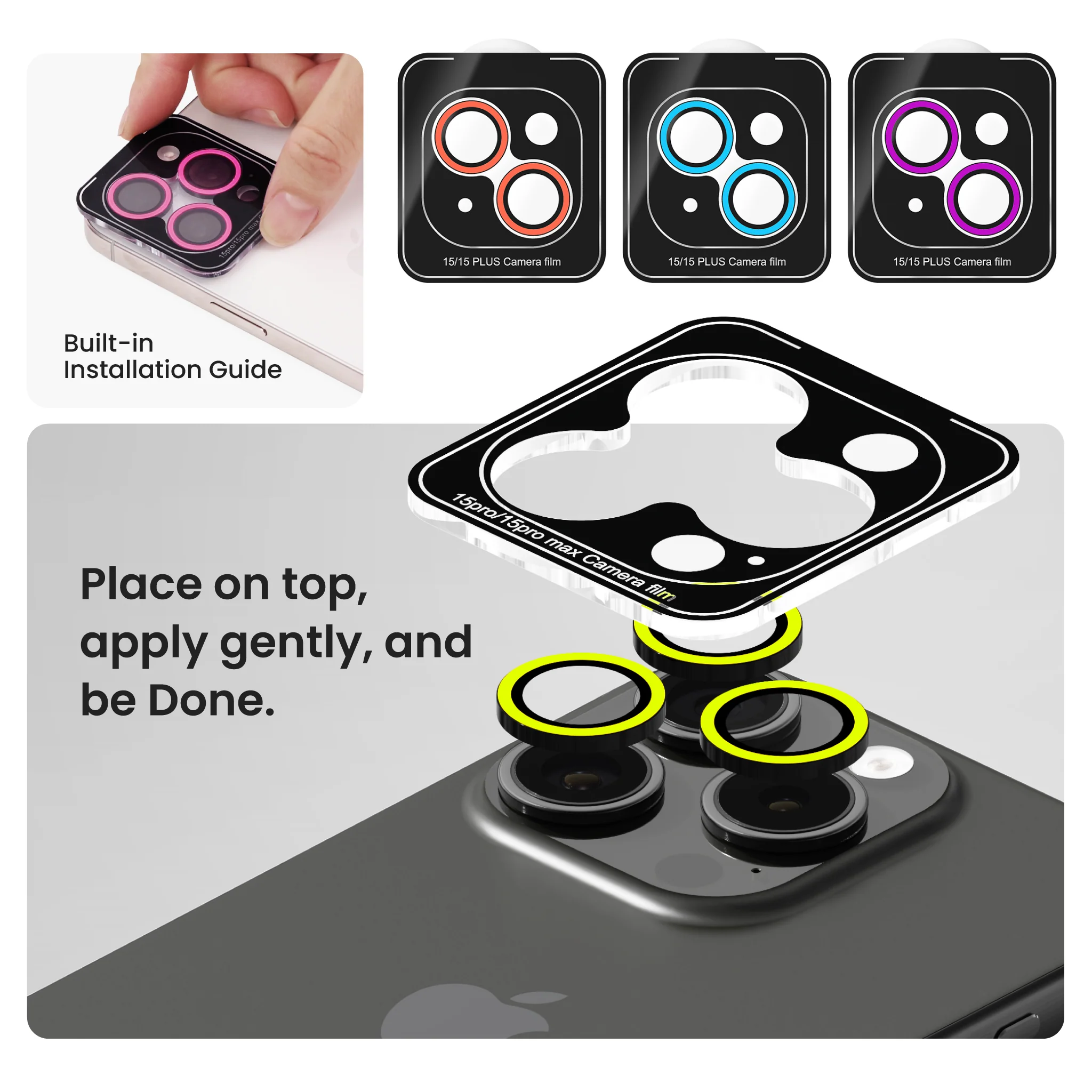 Camera Lens Cover Neo <b>iPhone 15 Plus/iPhone 15</b> - Image 8