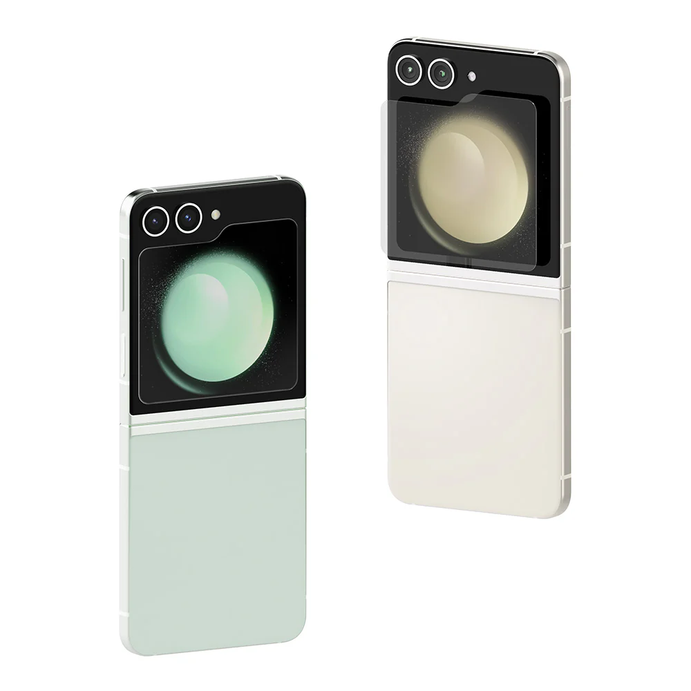 iFace Galaxy Z Flip5 Tempered Glass Flex Window Protector - Image 3