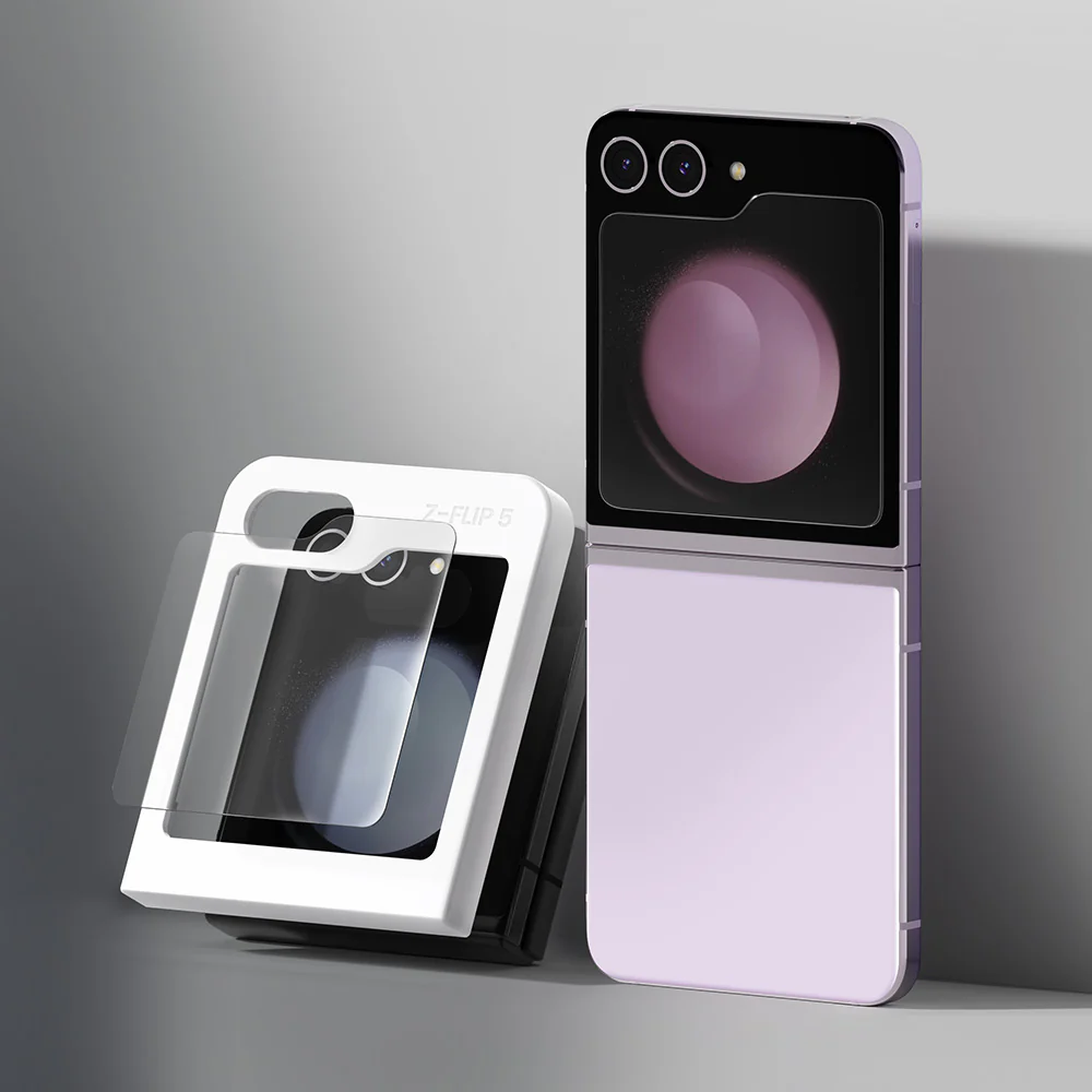 iFace Galaxy Z Flip5 Tempered Glass Flex Window Protector - Image 7