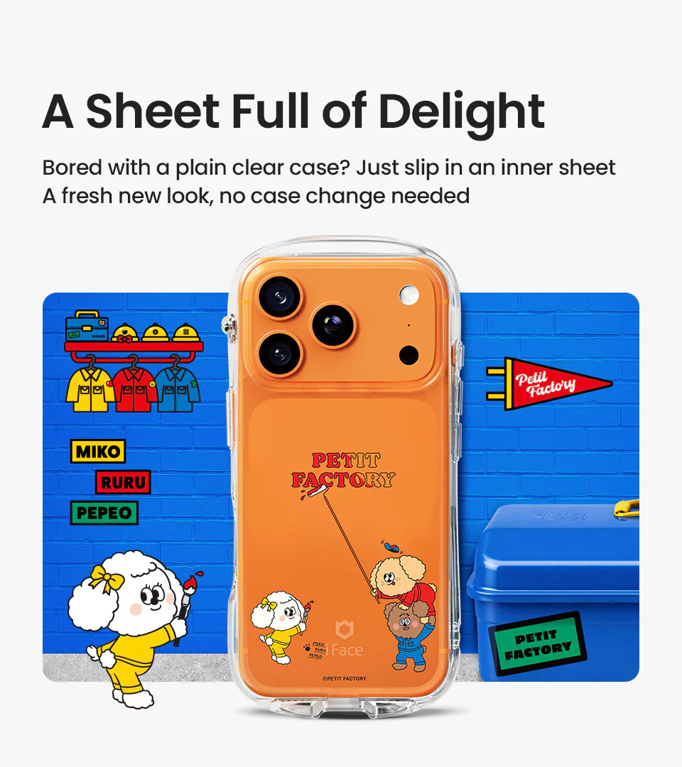 iFace x PETIT FACTORY Inner Sheet <b> iPhone 16 Pro</b> - Image 8