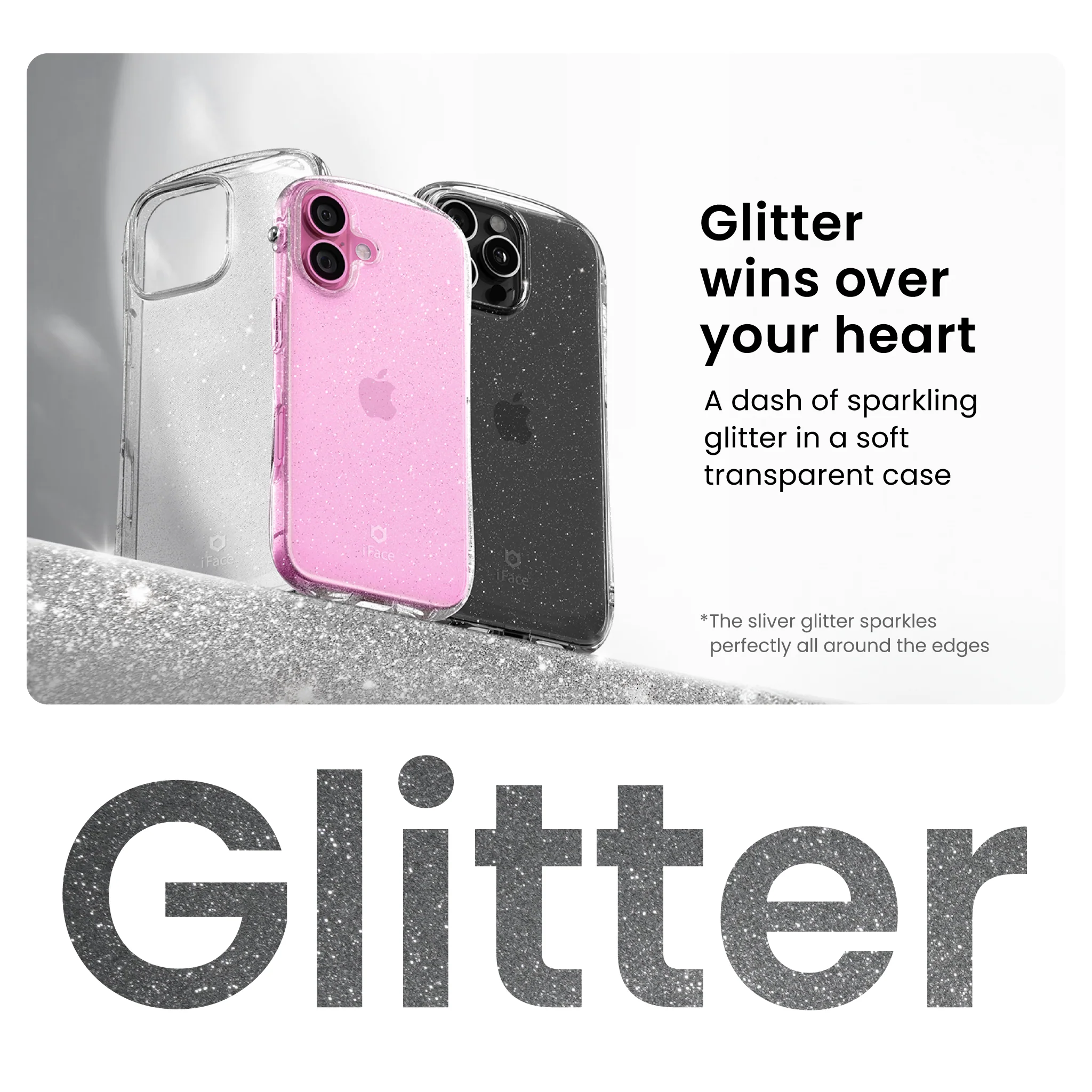 Look in Clear Glitter<b> iPhone 16 Pro <b> - Image 3