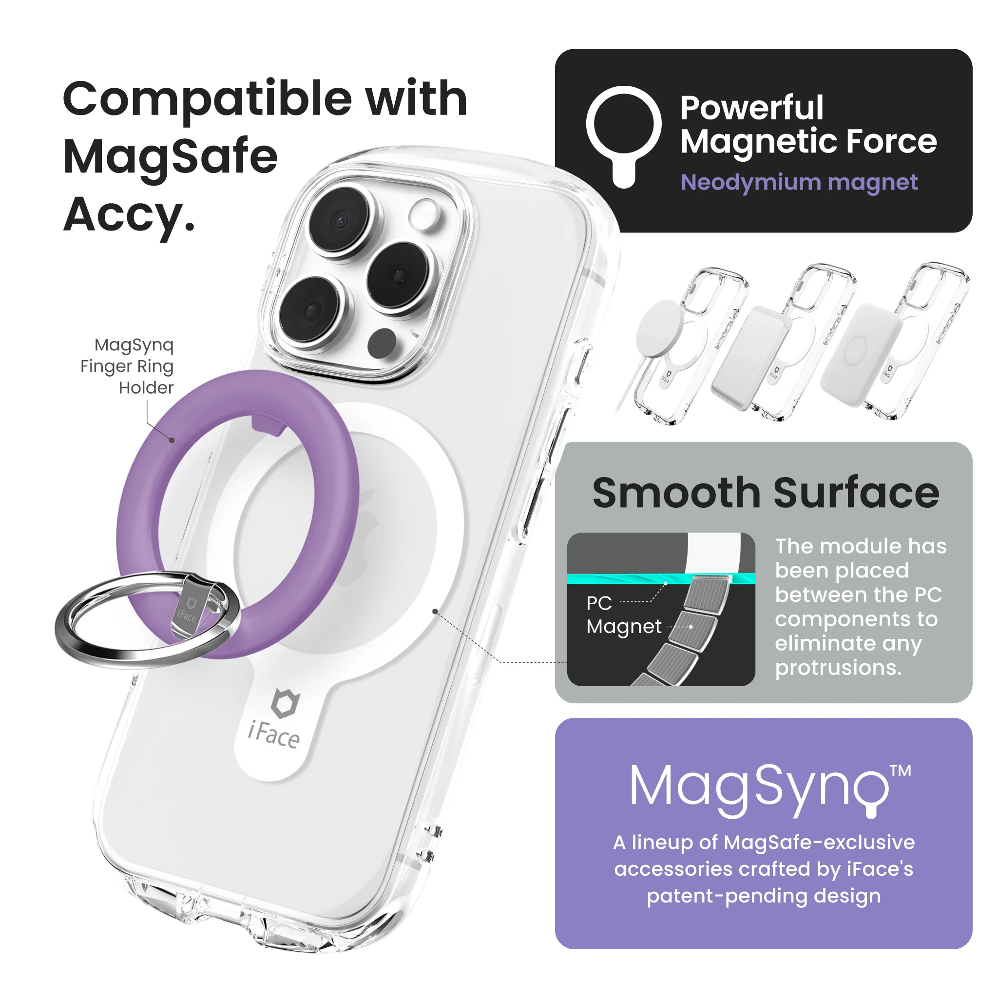 Look in Clear Hybrid MagSynq <b> iPhone 16 Plus<b> - Image 3