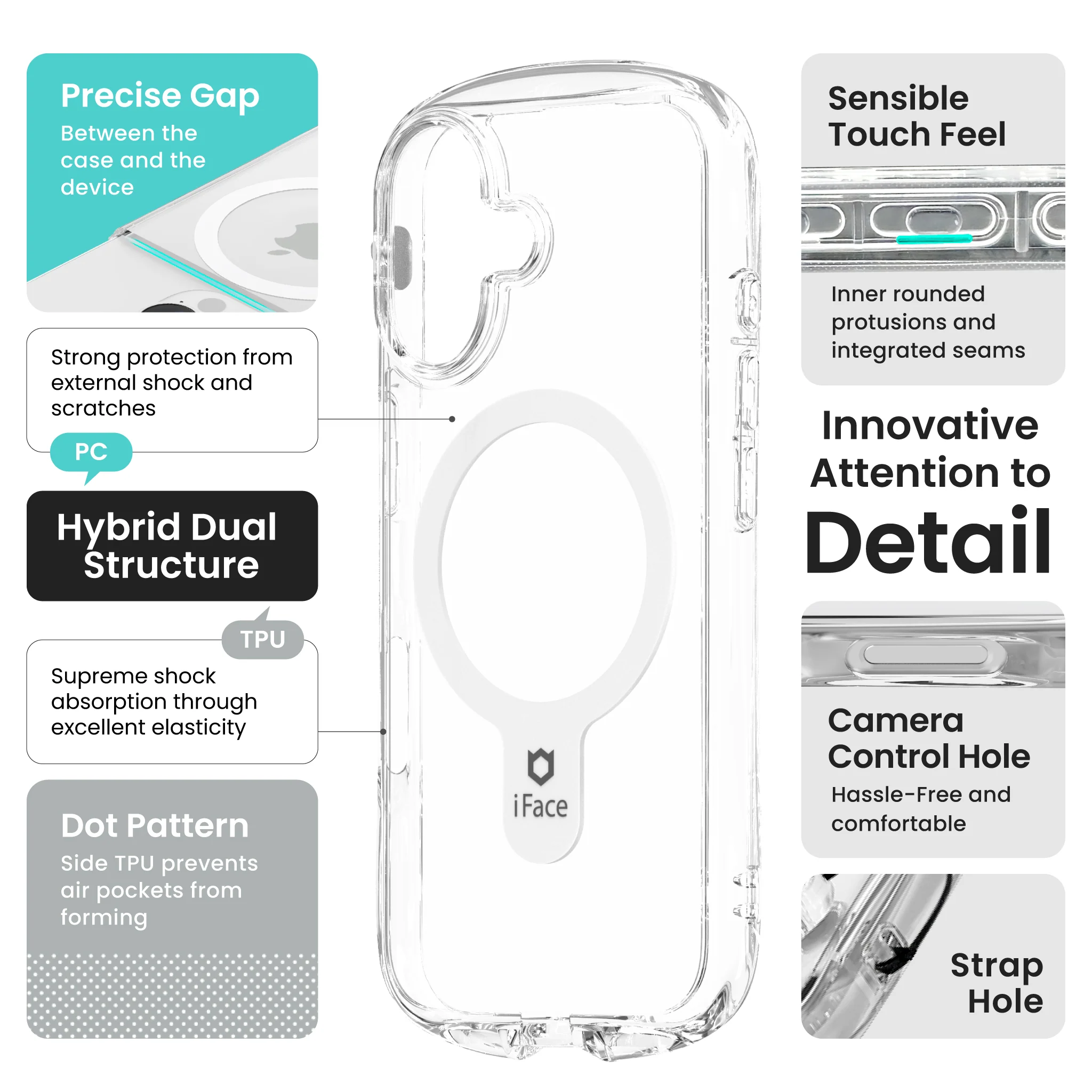Look in Clear Hybrid MagSynq <b> iPhone 16 Pro <b> - Image 5