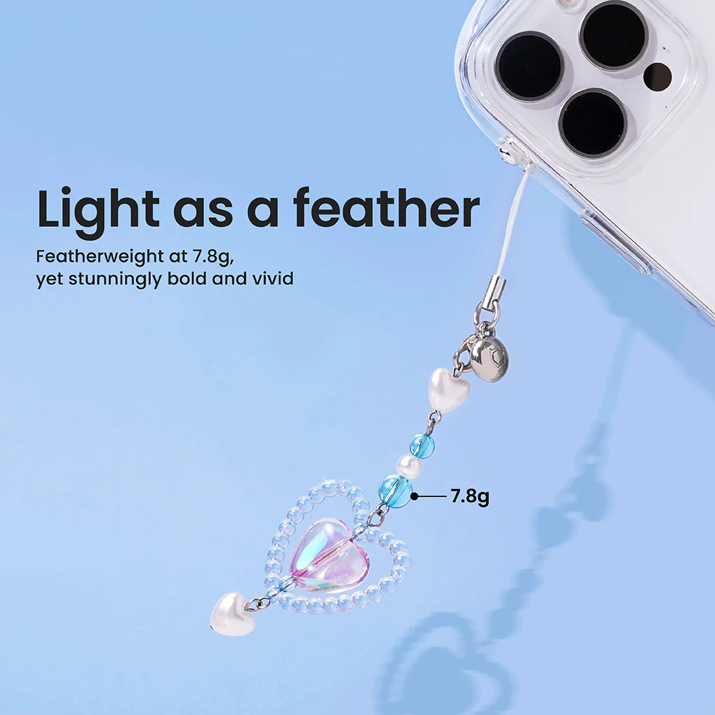 Look in Clear Lolly Strap <b> Peach / Sapphire </b> - Image 4