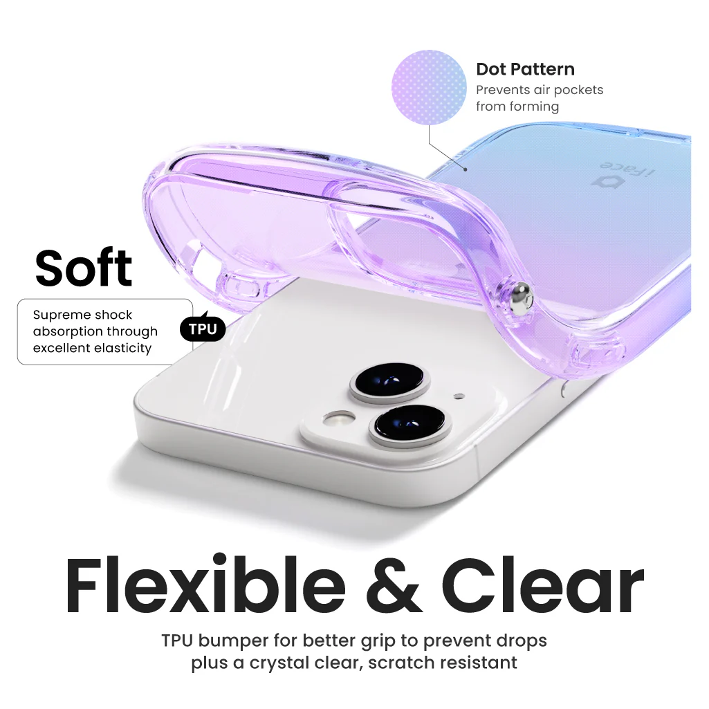 Look in Clear Lolly Peach / Sapphire <b> iPhone 15 / 14 / 13</b> - Image 3