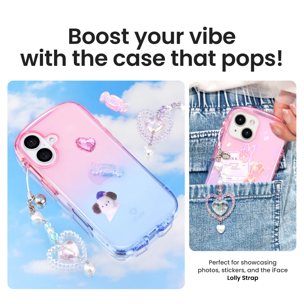 Look in Clear Lolly Peach / Sapphire <b> iPhone 15 / 14 / 13</b> - Image 7