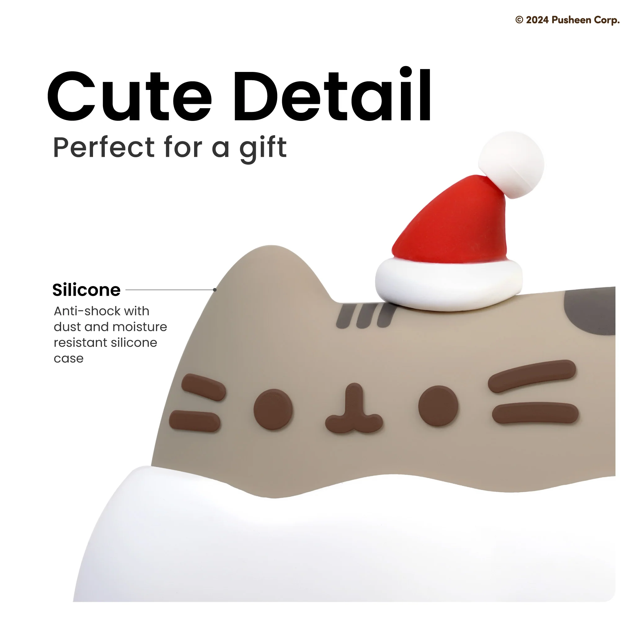 iFace x Pusheen Santa Hat Case <b>for AirPods Pro (2nd / 1st)</b> - Image 4