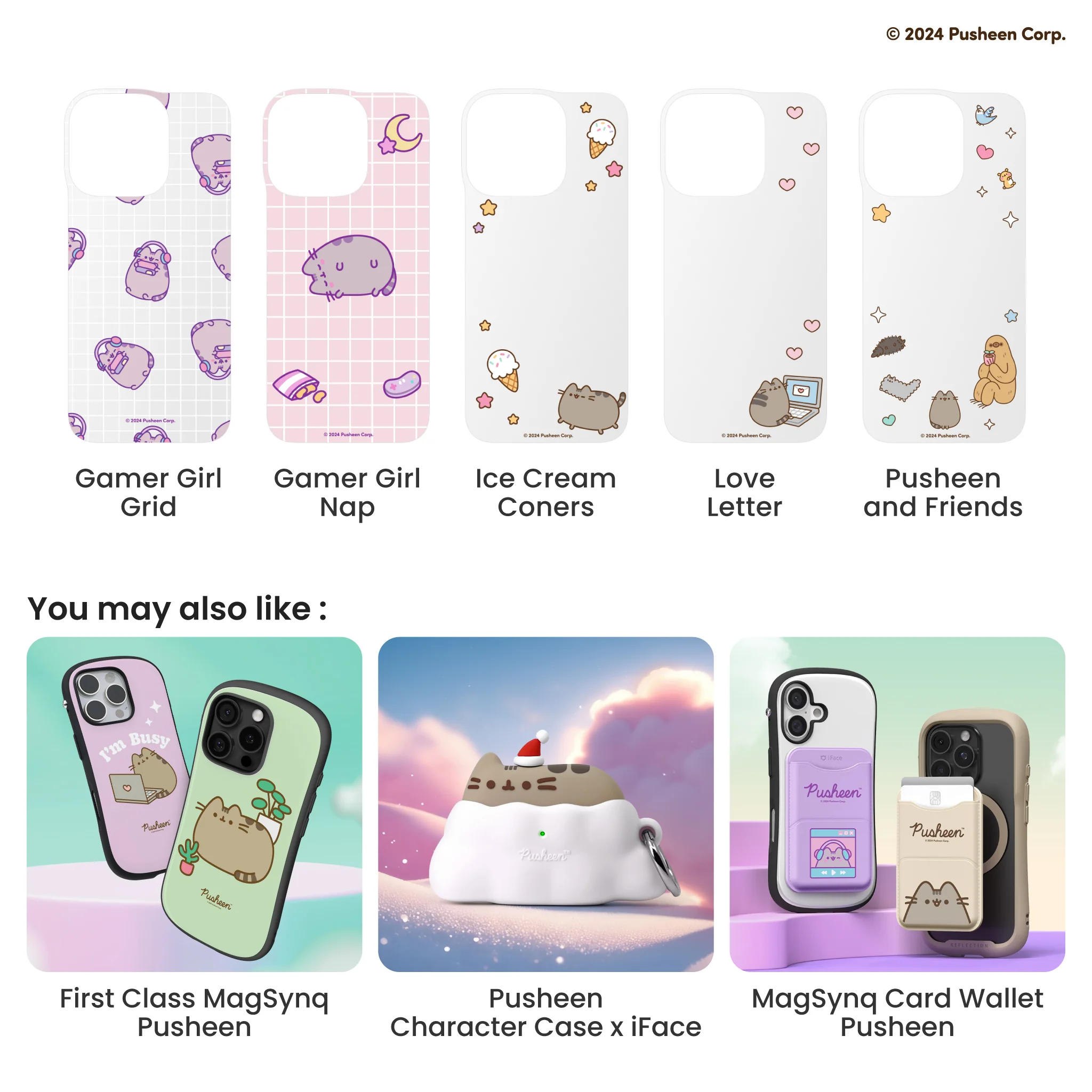 iFace x Pusheen Inner Sheet <b> iPhone 16 </b> - Image 11