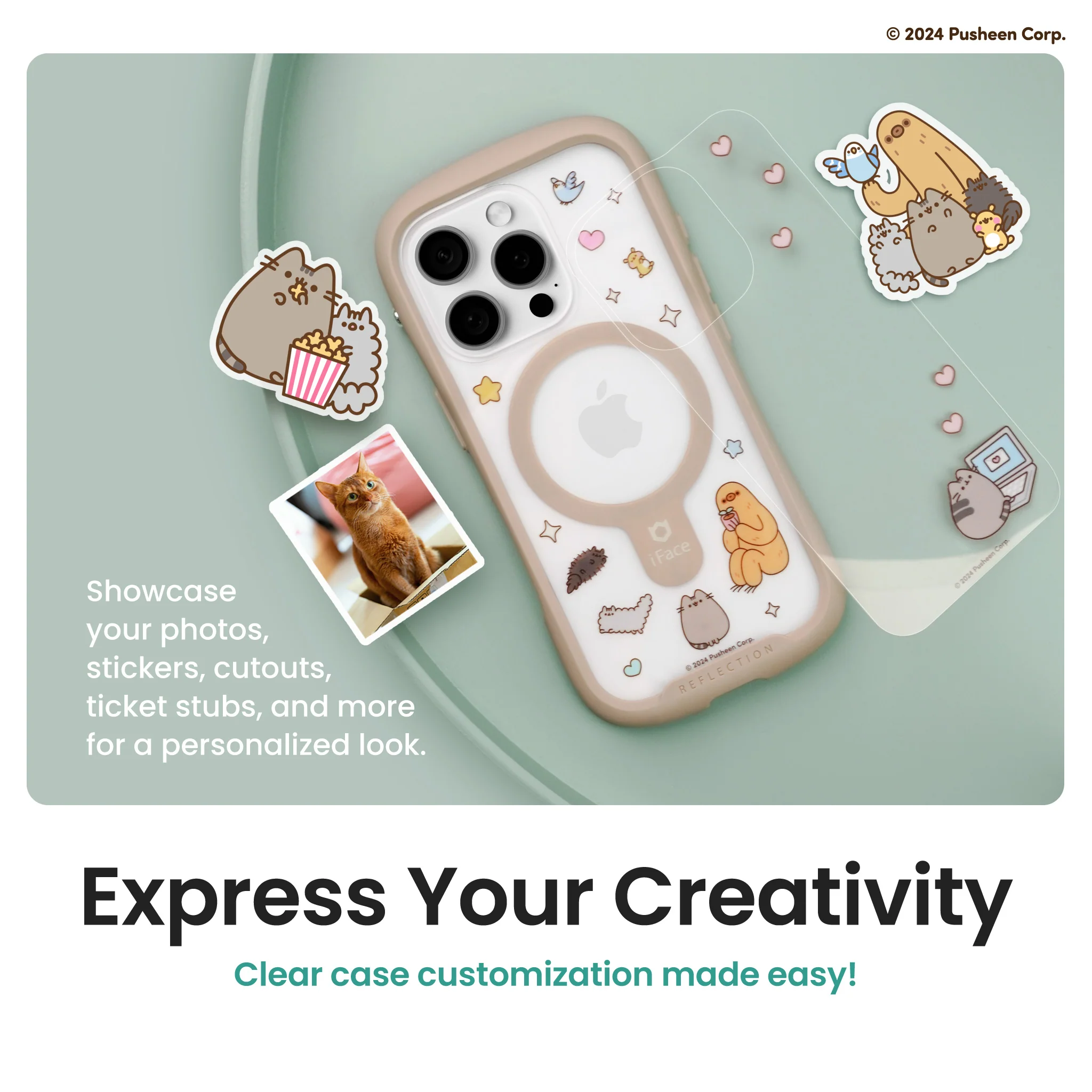 iFace x Pusheen Inner Sheet <b> iPhone 16 </b> - Image 6