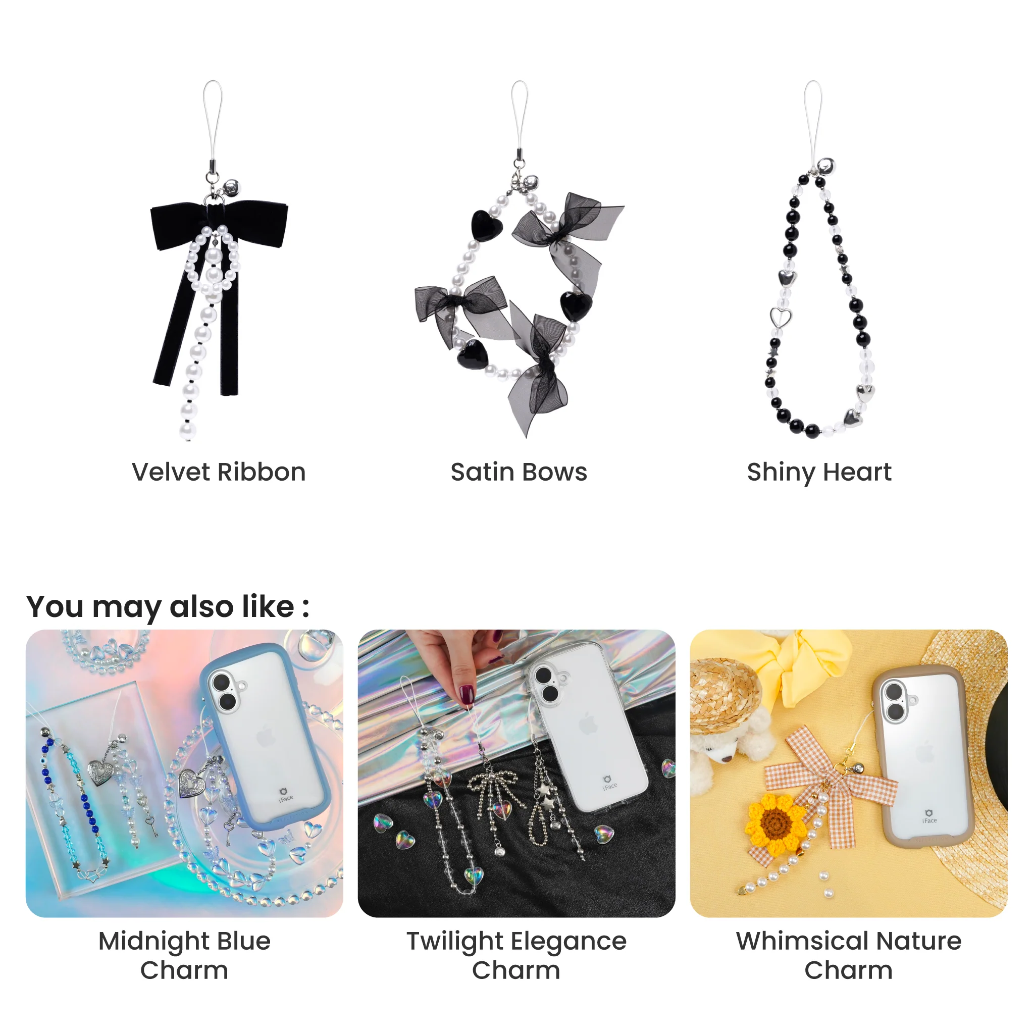 Satin Bows Phone Charm - Image 6