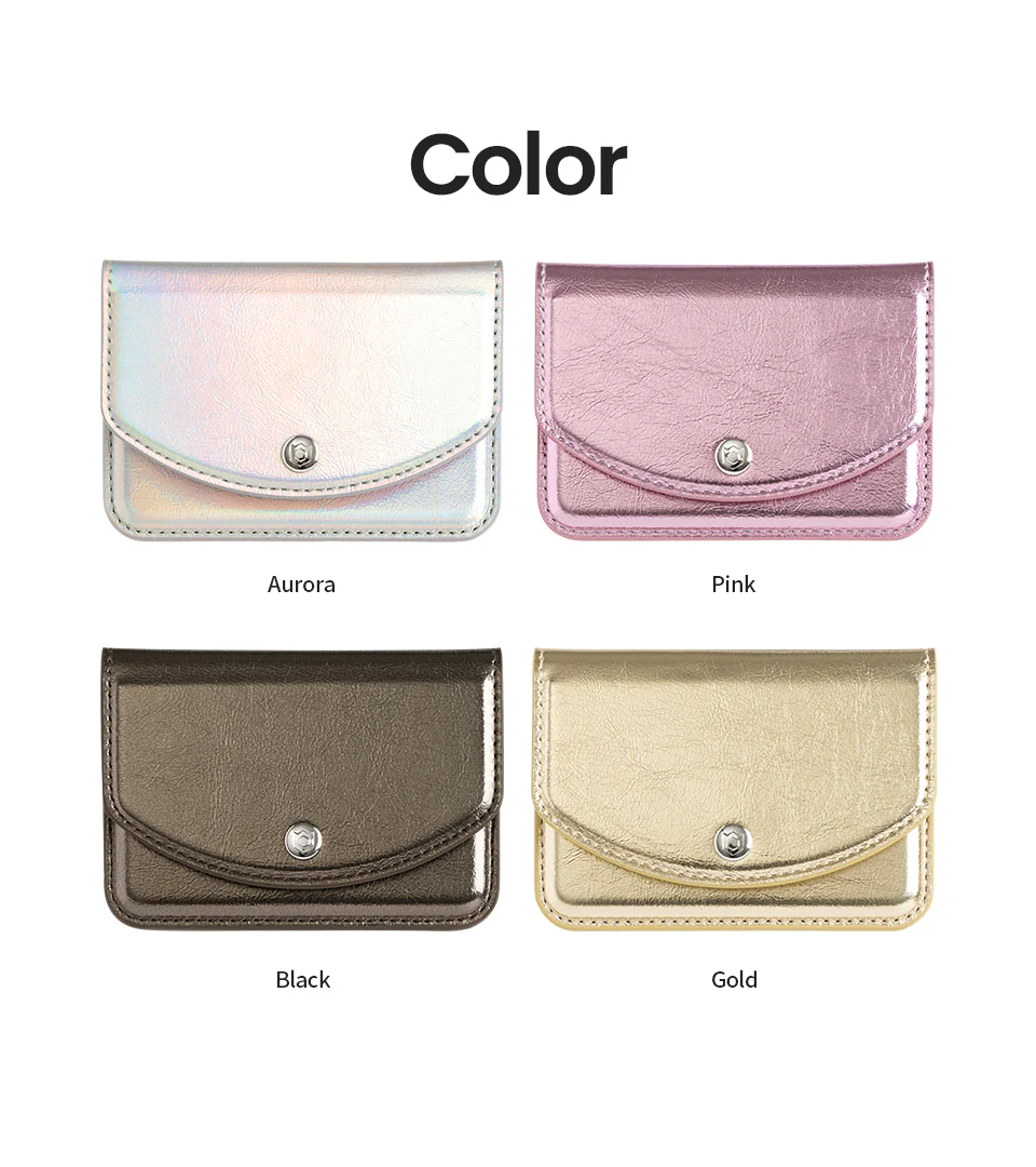 Side Flap Card Wallet <b> Aurora Silver </b> - Image 10