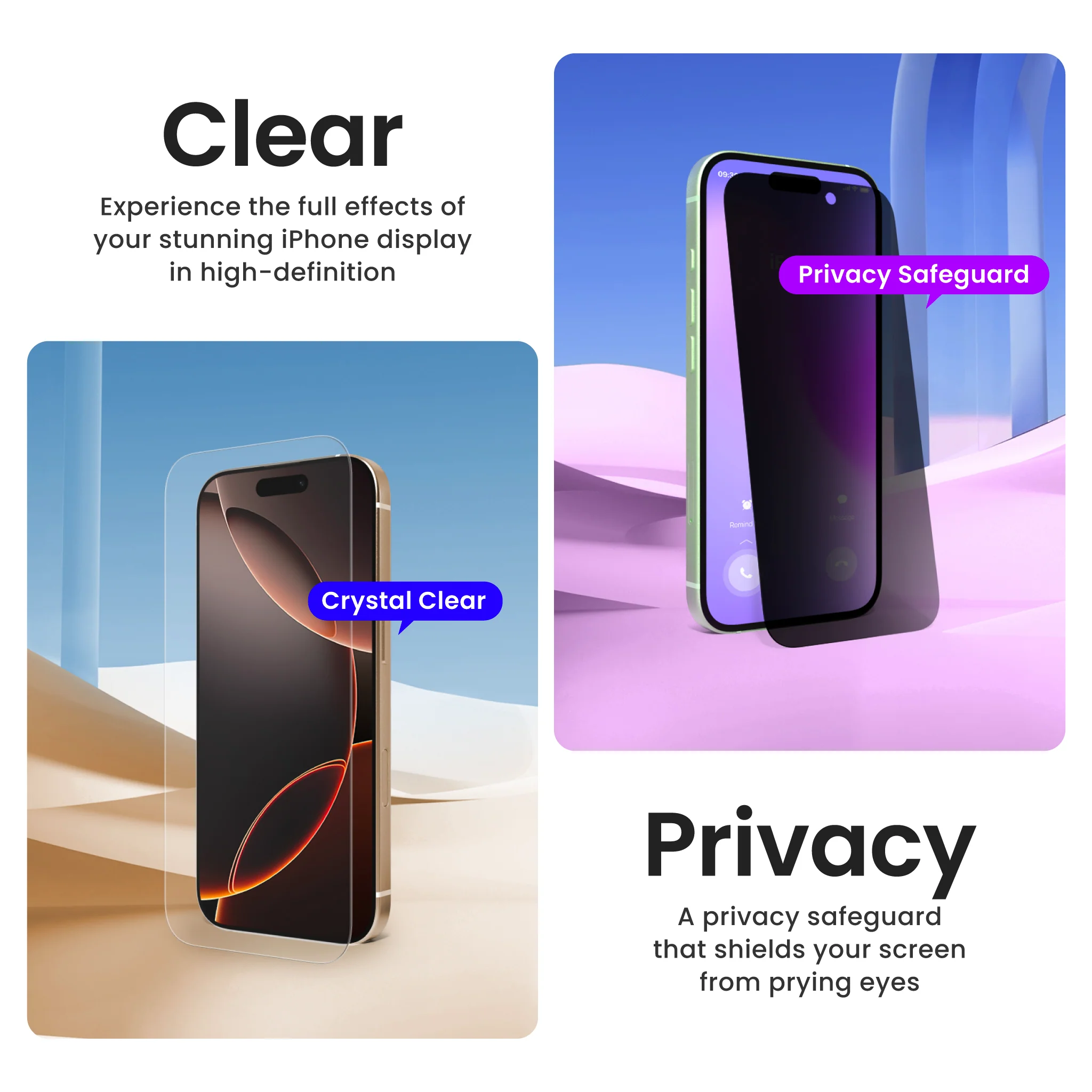 Tempered Glass<b> iPhone 16 Plus /  15 Plus / 14 Pro Max <b> - Image 8